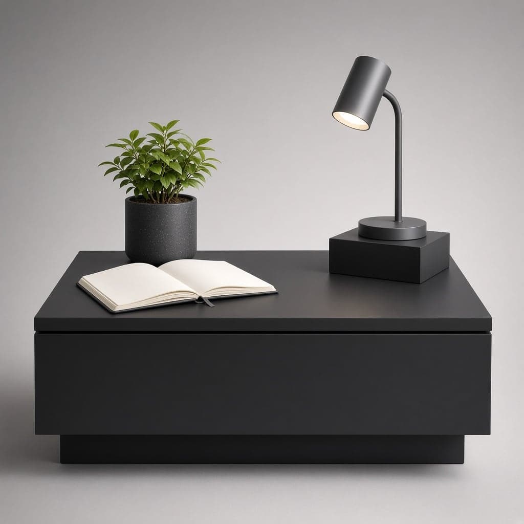 Matte Black Task Light